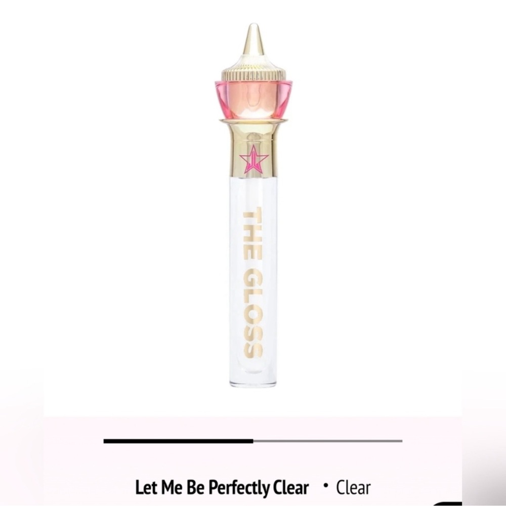 Jeffree Star 💫, The Gloss, Let me be perfectly clear. New. Clear gloss.